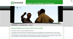 Desktop Screenshot of gsh-sachsen.com